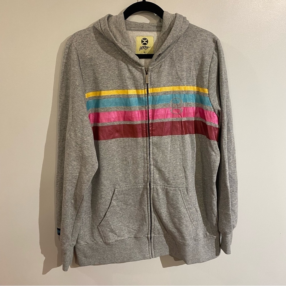 Hooey hoodie women’s XL zip-up sweater hoodie western roping gear cowgirl